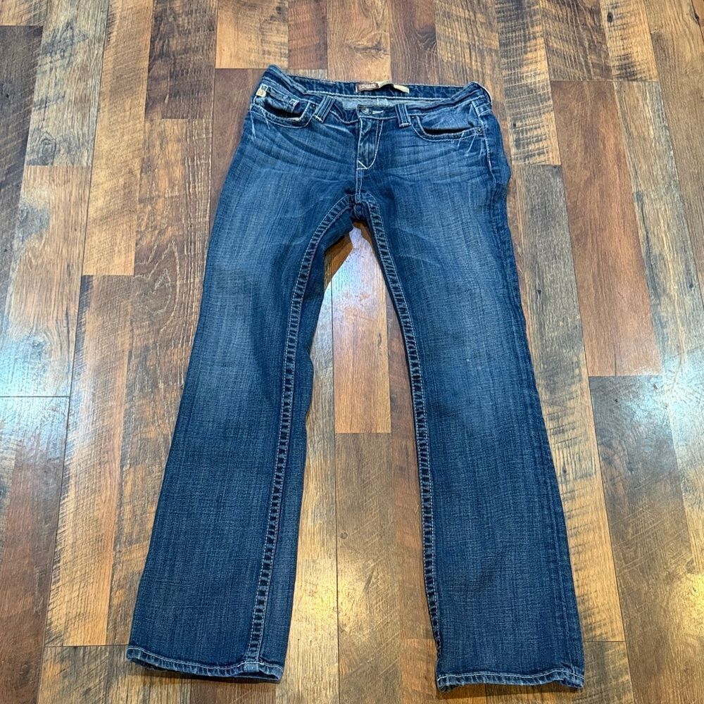 Big Star Women's Boot Cut Jeans in Dark Blue 28L (CCC)
